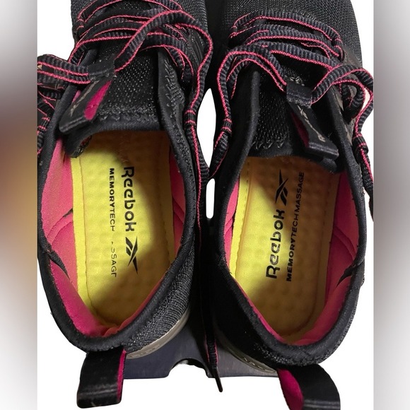 Reebok Astroride RB308 Steel Toe Shoes Sneaker 7W Women Navy Purple - Picture 12 of 15